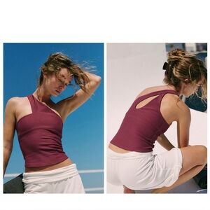 Free People Movement Crossroads Asymmetric Cami. ColorClove